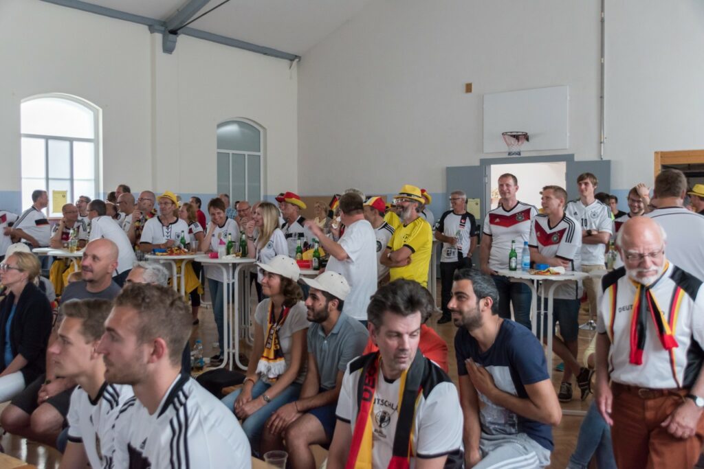 Public Viewing der EM 2016 beim ETSV Lauda – Gemeinsam haben wir uns gefreut und auch gelitten.