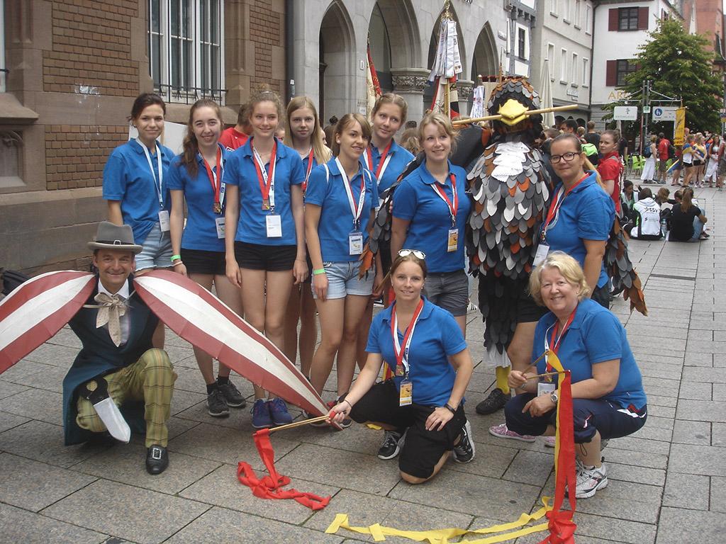 Die Gymnastinnen des ETSV Lauda erlebten in Ulm ein fröhliches und erfolgreiches Turnfest.